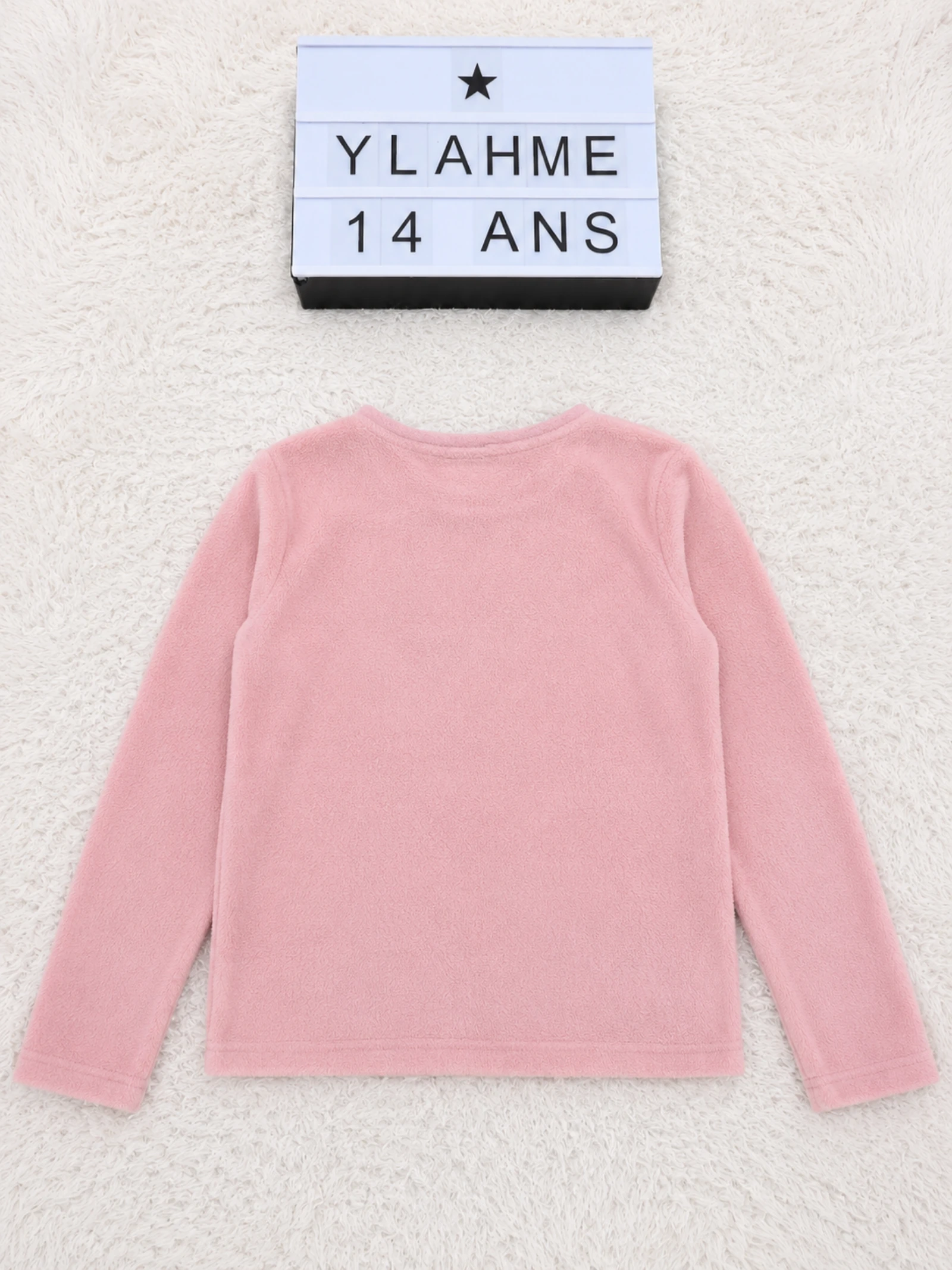 Pijama de lã Okaïdi rosa 14 anos 👒 – photo 5